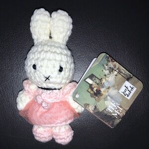 MIFFY - Crocheted Mini Plushie in a Edgar Degas Ballerina Dress Keychain - NWT